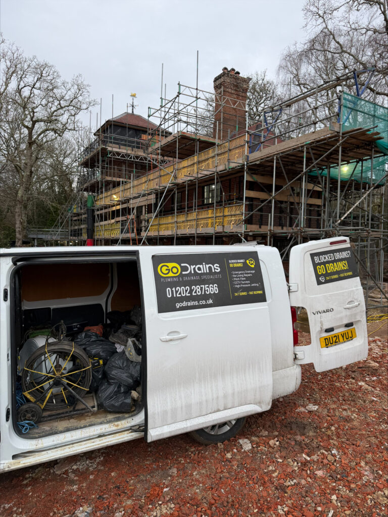 go drains van on site